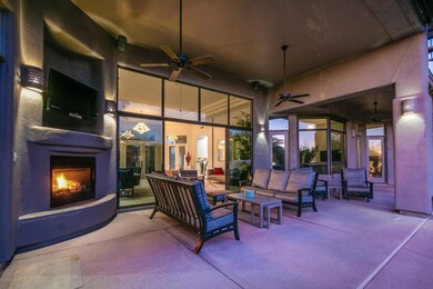 Extended Patio & Outdoor Fireplace