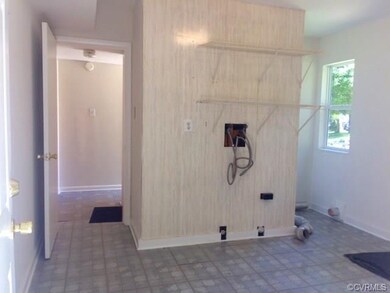 Utility Room that leads to side door
