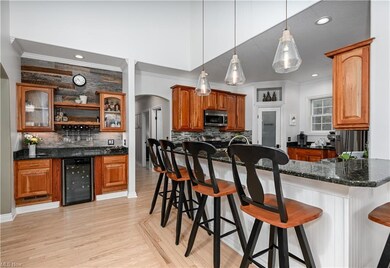 Gourmet Kitchen is Enhanced with a Separate Butler