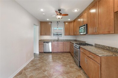 Nice sized kitchen with stainless steel appliances