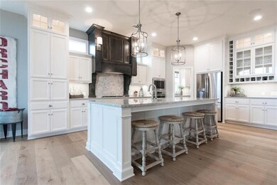 Kitchen Features Hardwood Floors, Enameled Custom 