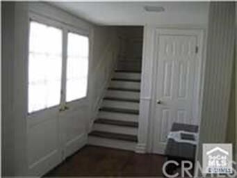 Double door entry.