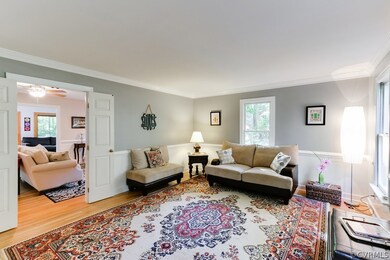 Formal Living room with beautiful wood work detail