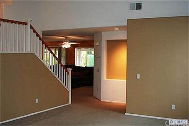 View looking in from the front door of the home