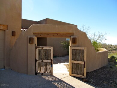 Entrance to front court yard