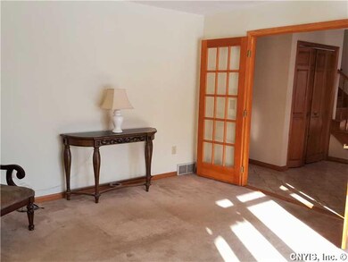 Office. Office/Living Room with French doors and b