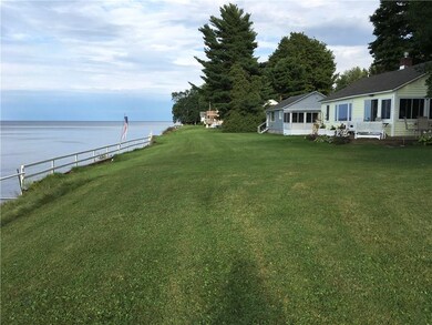 A view looking east.