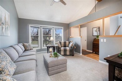 Open concept main family room right off the entryw