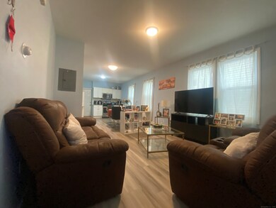 All floors same layout, this is first floor living dining kitchen open concept, high ceilings.
