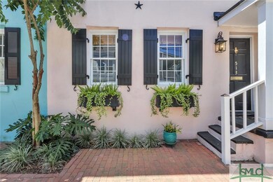 Beautiful plant boxes under the front windows.