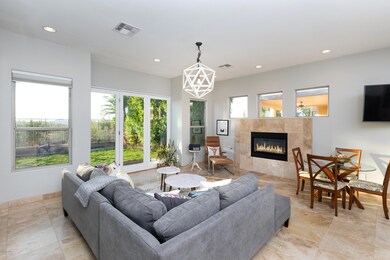 Stone Surround Fireplace
