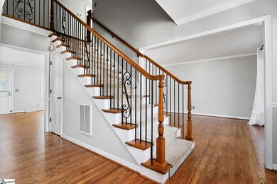 inviting entrance and stairs