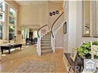 Dramatic Entry with Spiral Staircase