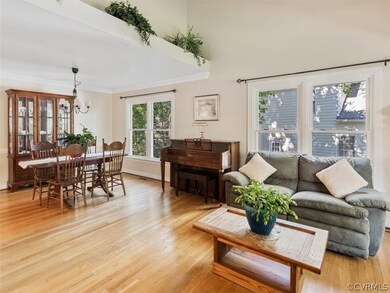 Living Room opens to Dining Room