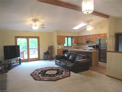 25 x 15 Great Room that opens to deck with hot tub