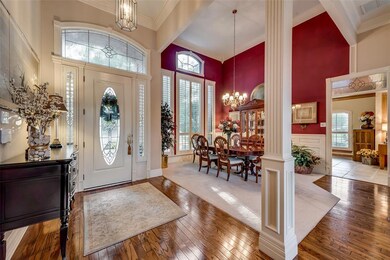 Enter to hardwood flooring and the spacious formal