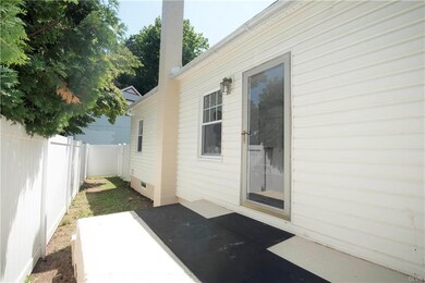 View of the other side - the fence wraps around to