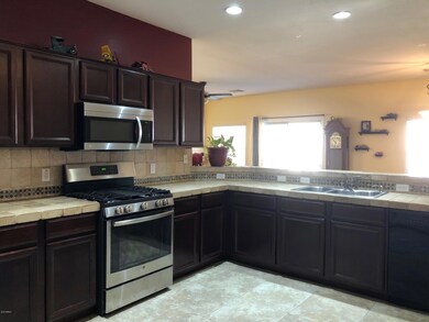 KITCHEN W/CHERRY CABINETS