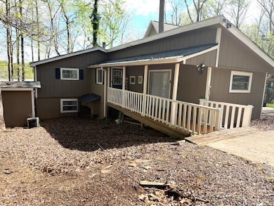 front view of property with a side porch to front 