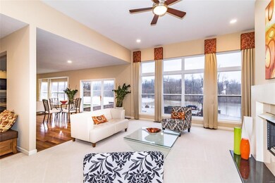 Enjoy the lake view as you enter the front door.