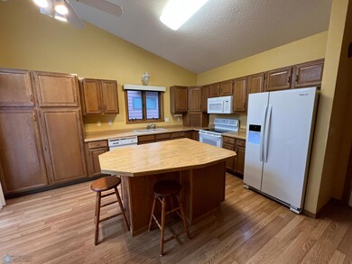 Tons of storage with a newer fridge