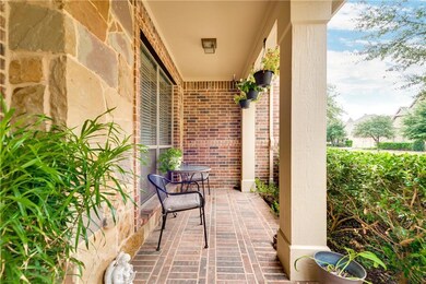 Sit and chat with the neighbors on this quaint sha