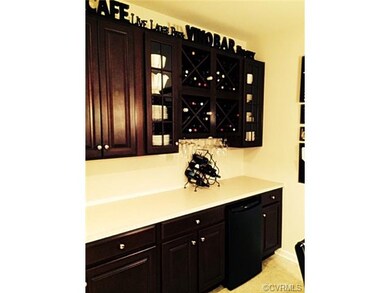 Kitchen has built in wine bar and mini fridge!!