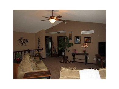 Great Room. Vaulted ceilings, designer paint and w