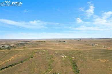 Aerial view of sparsely populated area
