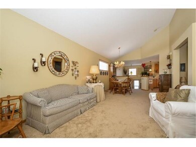 View of the living room looking toward the entry w