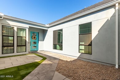 Front courtyard