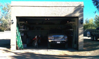 Detached extended length garage