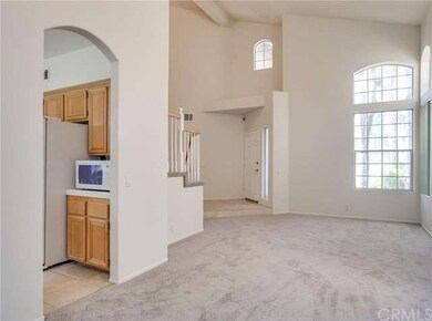View from dining room to living room