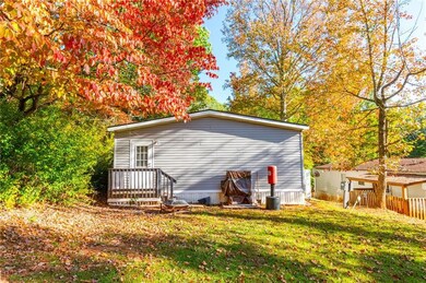 View of backyard space for grilling and entertaini