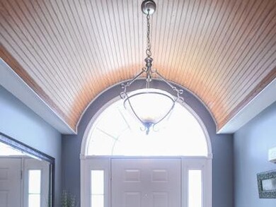 Entry Foyer with Barrell Ceiling