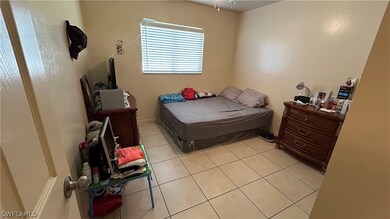 View of tiled bedroom