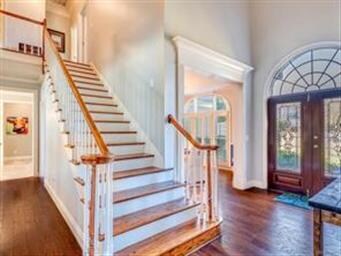 Beautiful Hardwood Floors with a spectacular entry