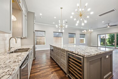 Beautiful granite countertops throughout the kitch
