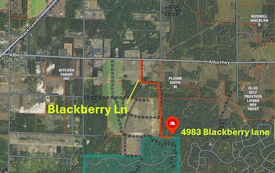 OnX Blackberry Lane trail map