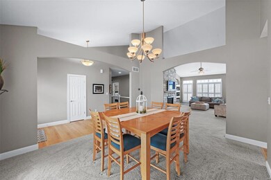 Custom archways and large openings add to the open