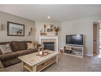 Spacious Great Room with Gas Fireplace