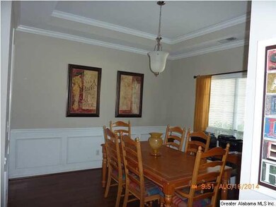 Dining Room with Trey Ceiling