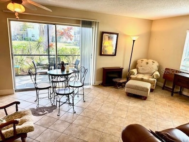 Take in the beautiful and shaded view from your living/dining area