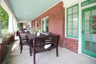 Welcoming front porch.