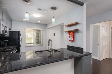 View looking back towards the front of the unit.  