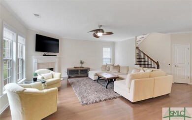 Large Living room with gas burning fireplace