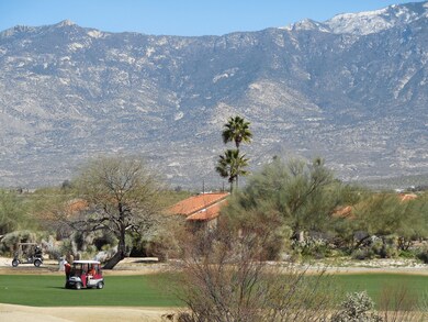 Catalina Mountain and golf course