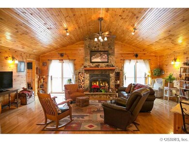 Living Room. Large open living/dining room area.. 