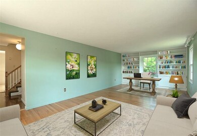Living room / Study  has been virtually staged to 