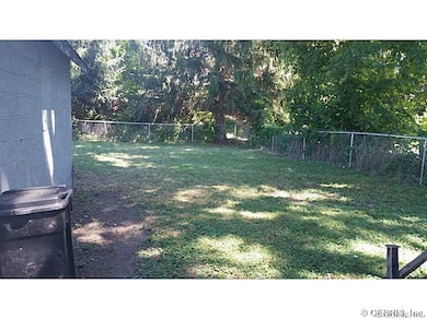 Backyard. completely fenced in yard